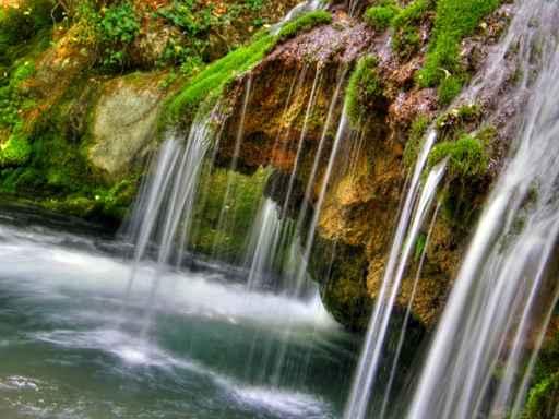 Crimea Waterfalls Close-Up Wall Decal