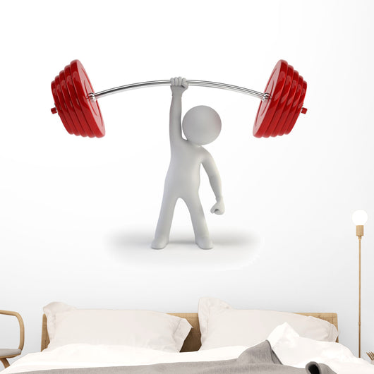 Athlete Lifting Weights