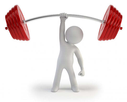 Athlete Lifting Weights