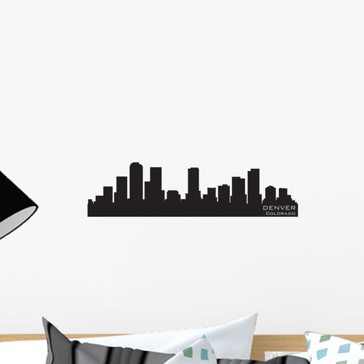 Denver Colorado Skyline Detailed