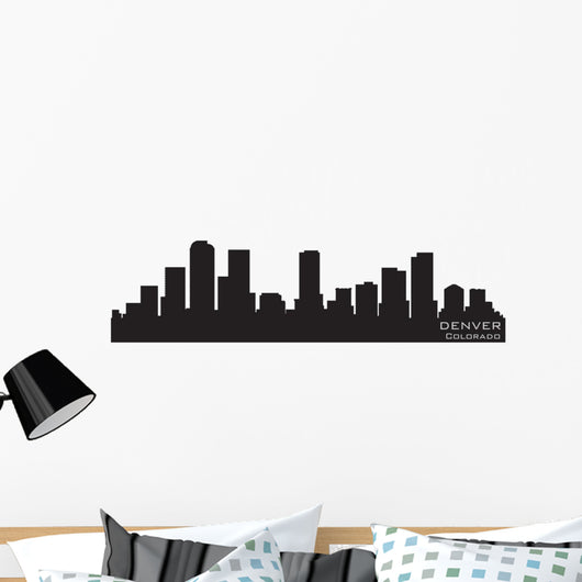 Denver Colorado Skyline Detailed