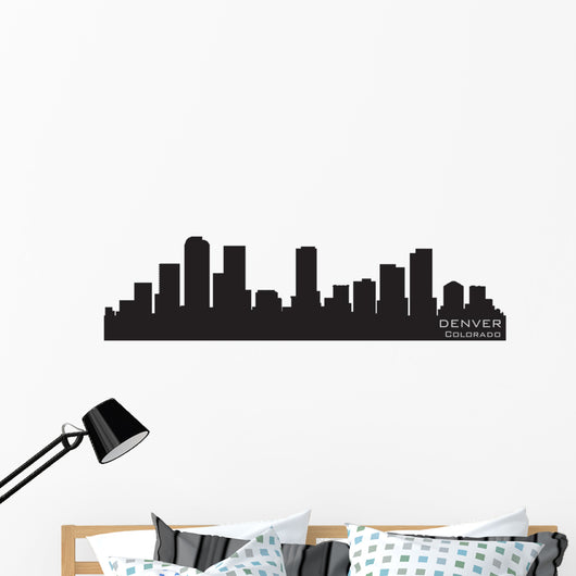 Denver Colorado Skyline Detailed