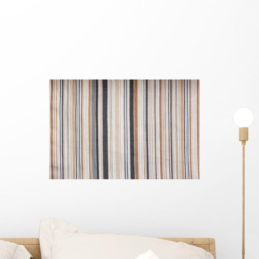 Vertical Stripes Fabric Texture Wall Decal