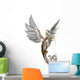 Steel Fantasy Bird Wall Decal