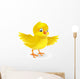 Cute happy little yellow Easter chick Wall Decal