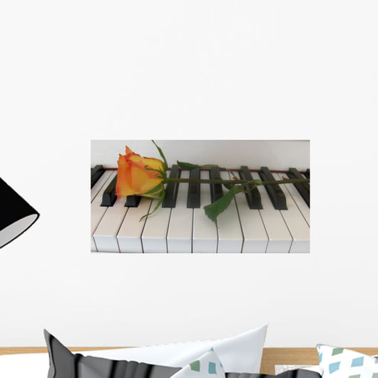 Orange Rose Wall Mural