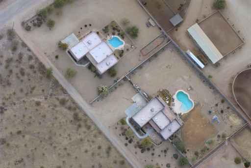 Aerial Desert Homes Tuscon Wall Decal