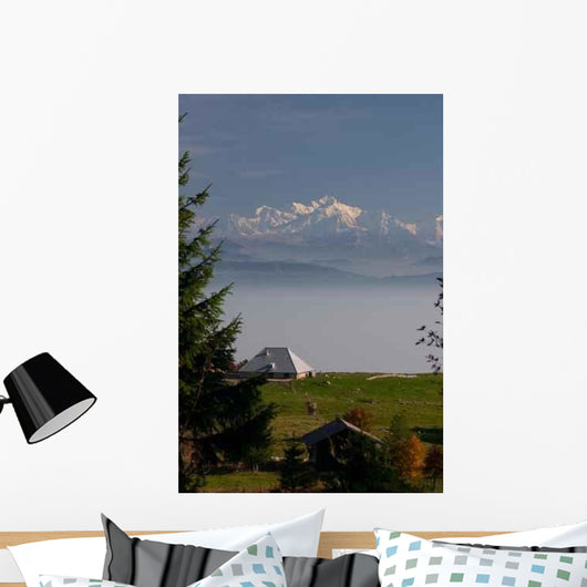 Mont Blanc Vu Du Wall Decal