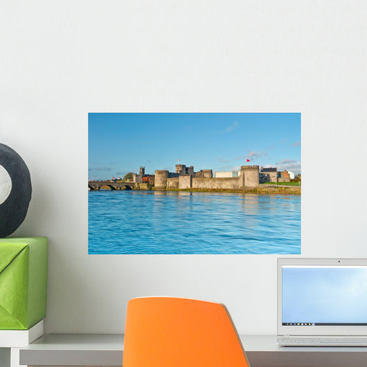 King John Castle in Limerick Ireland Wall Mural