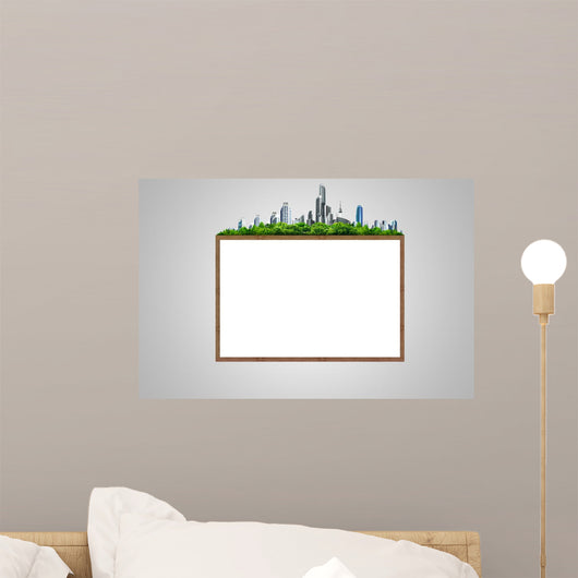 Blank Board Grey Wall Decal