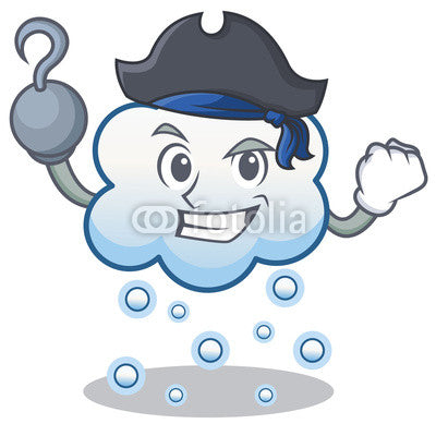 Pirate cloud Wall Decal