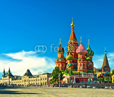 St Basils cathedral; Moscow, Russia Wall Mural