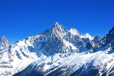 Aiguille Verte - Mont Blanc massif (Haute-Savoie) Wall Mural