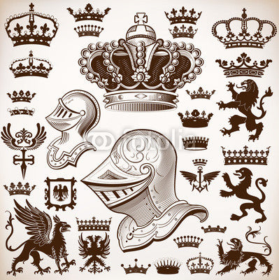 Vector. Design elements Wall Mural