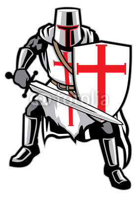 templar knight Wall Decal