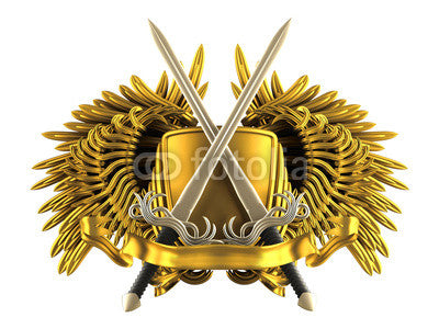 coat of arm with sword Wall Decal