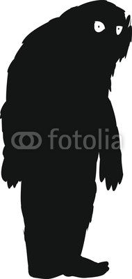 Silhouette Yeti Wall Decal