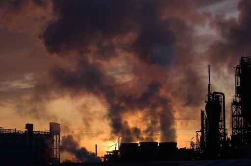Chemical Plant Air Pollutions Wall Decal