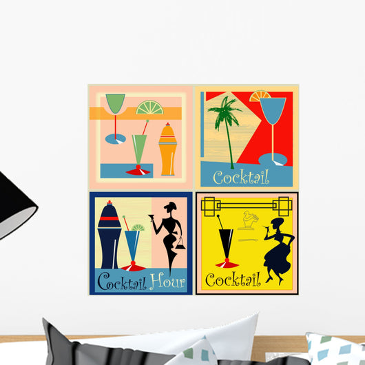 Retro Cocktail Labels