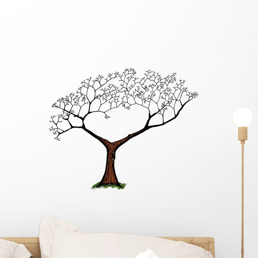 Old Tree over White