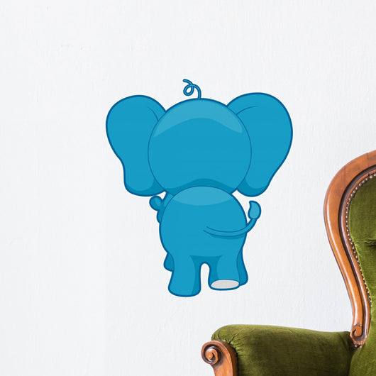 Elephant Back Wall Decal