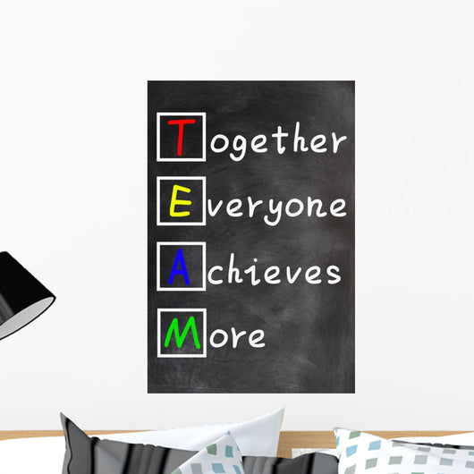 TEAM acronym Wall Mural