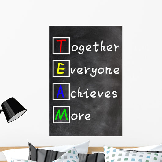 TEAM acronym Wall Mural