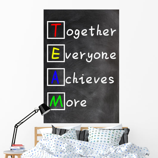 TEAM acronym Wall Mural