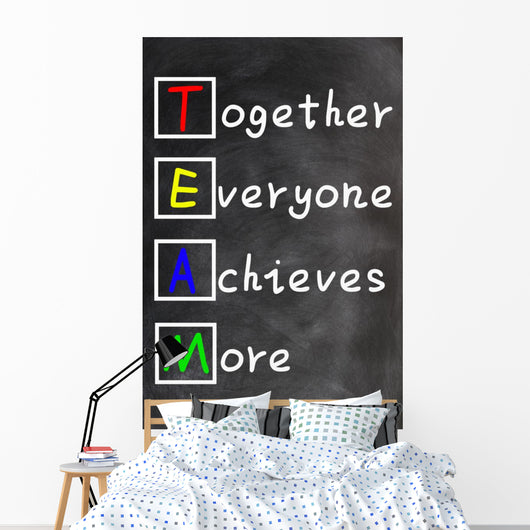 TEAM acronym Wall Mural