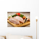 Raw Chicken Breasts Cutting