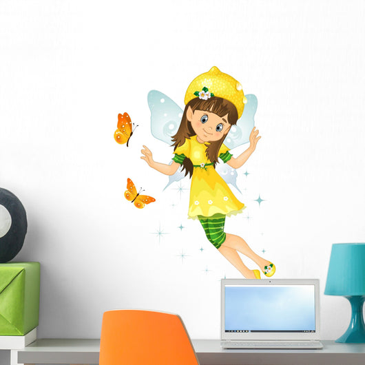Lemon fairy Wall Decal