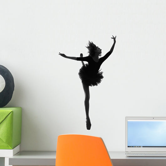 Female Ballerina Studio Wall Decal