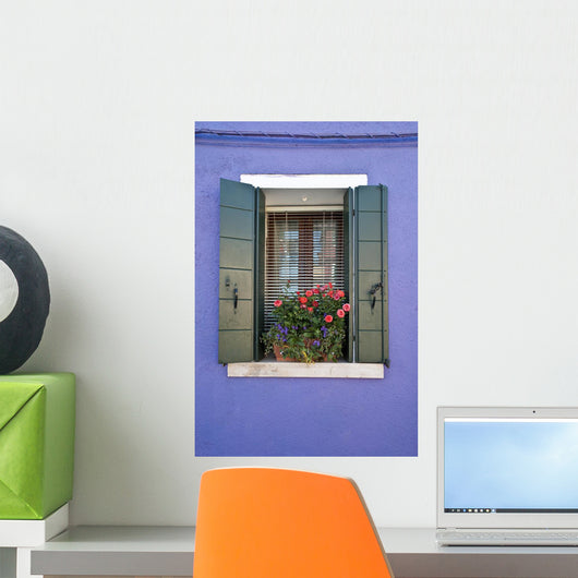 Colorful Burano Italy Window