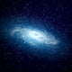 Space galaxy image Wall Mural