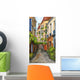 Paris Street Illustration Wall Mural