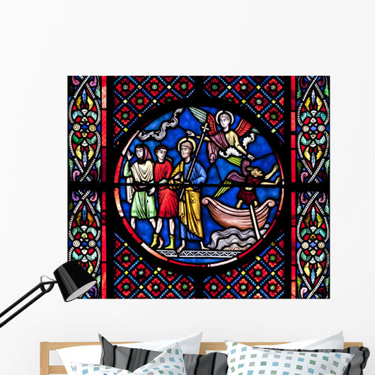 Saint Nectaire Church Stained