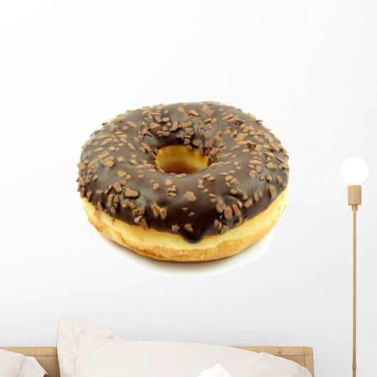 Chocolate doughnut Wall Decal