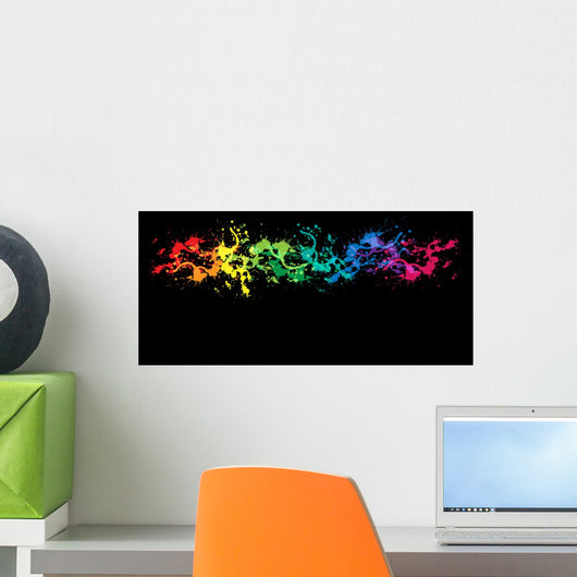 Colourful Bright Ink Splat