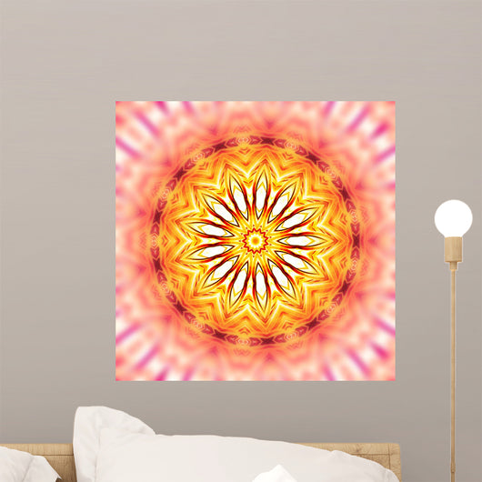 Light Mandala of Harmony Wall Mural