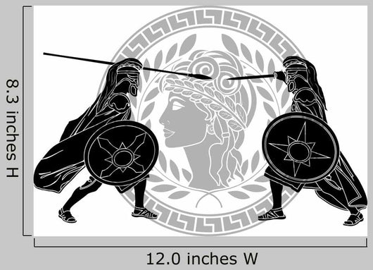 Trojan War Stencil