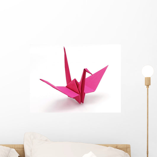 Pink Origami Bird