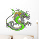 Green Robot Cyborg Dragon