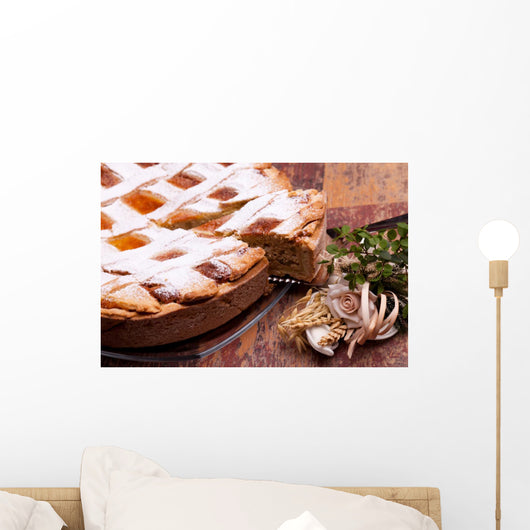 Fresh Cut of Italian Pastiera Wall Mural