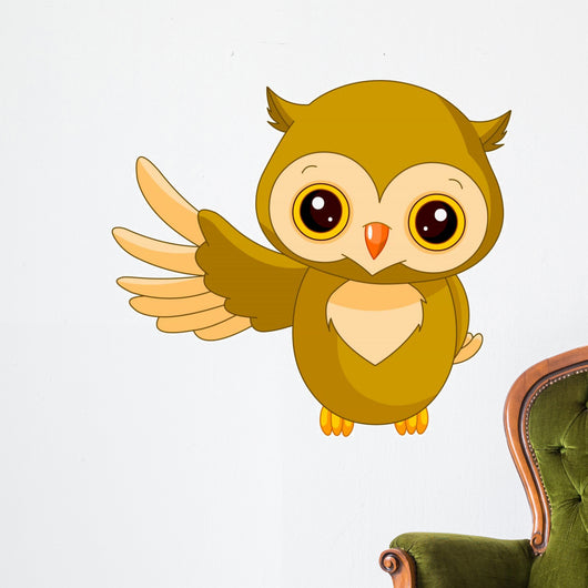 Fun zoo. Owl Wall Decal