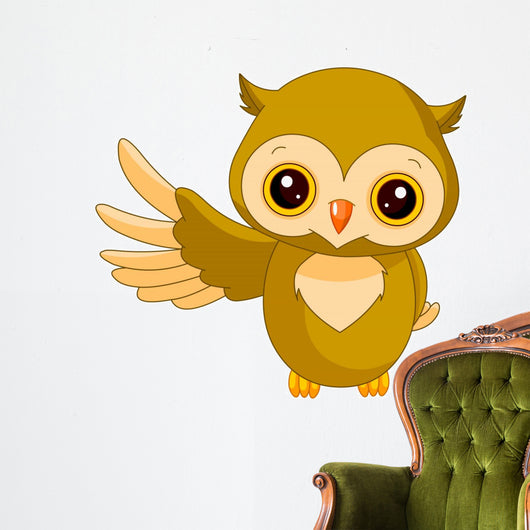 Fun zoo. Owl Wall Decal
