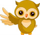 Fun zoo. Owl Wall Decal