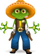 frog sheriff Wall Decal