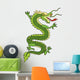 Green chinese dragon Wall Decal