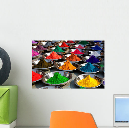 Photo Colorful Tika Powders