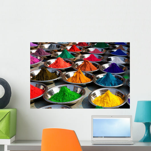 Photo Colorful Tika Powders